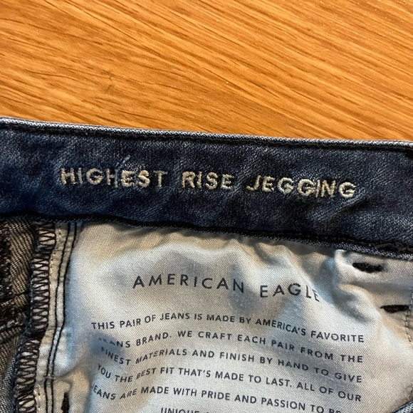 American Eagle Next Level Stretch Highest Rise Jeggings - Picture 4 of 4